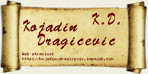 Kojadin Dragičević vizit kartica